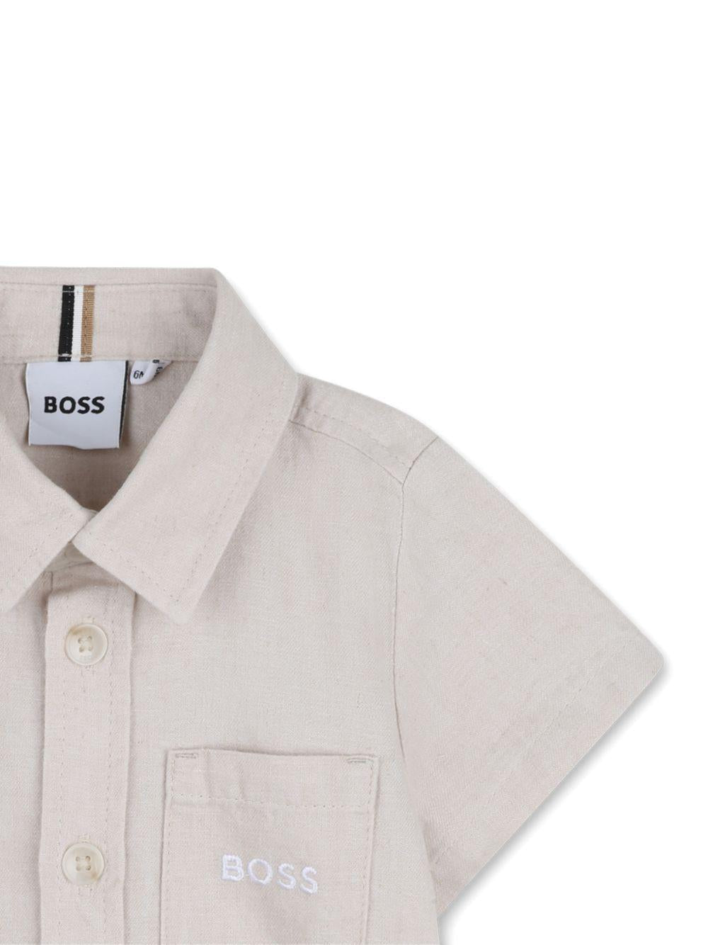 Camicia per neonato Boss Kids con logo - Ninna Nanna