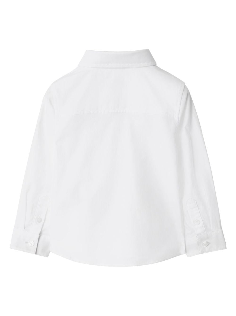 Camicia per neonato Burberry Kids con logo - Ninna Nanna