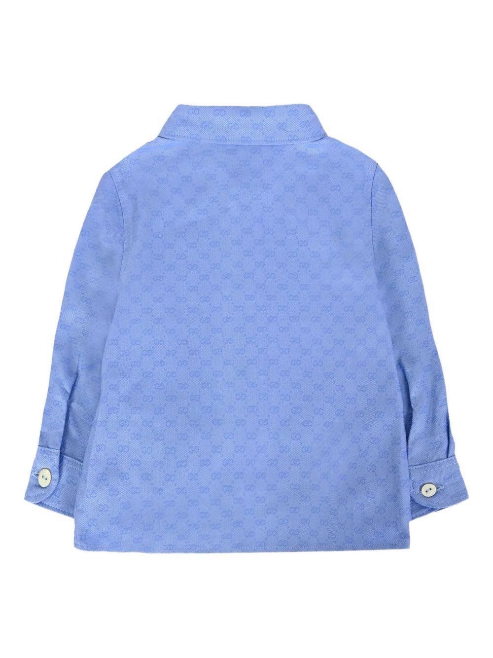 Camicia per neonato Gucci Kids logato - Ninna Nanna