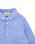 Camicia per neonato Gucci Kids logato - Ninna Nanna