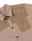 Camicia unisex Fendi Kids con FF - Ninna Nanna