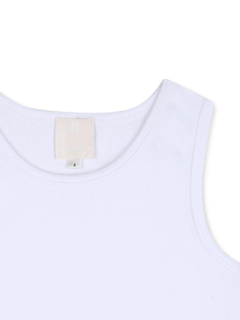 Canotta per bambina Givenchy Kids con logo - Ninna Nanna