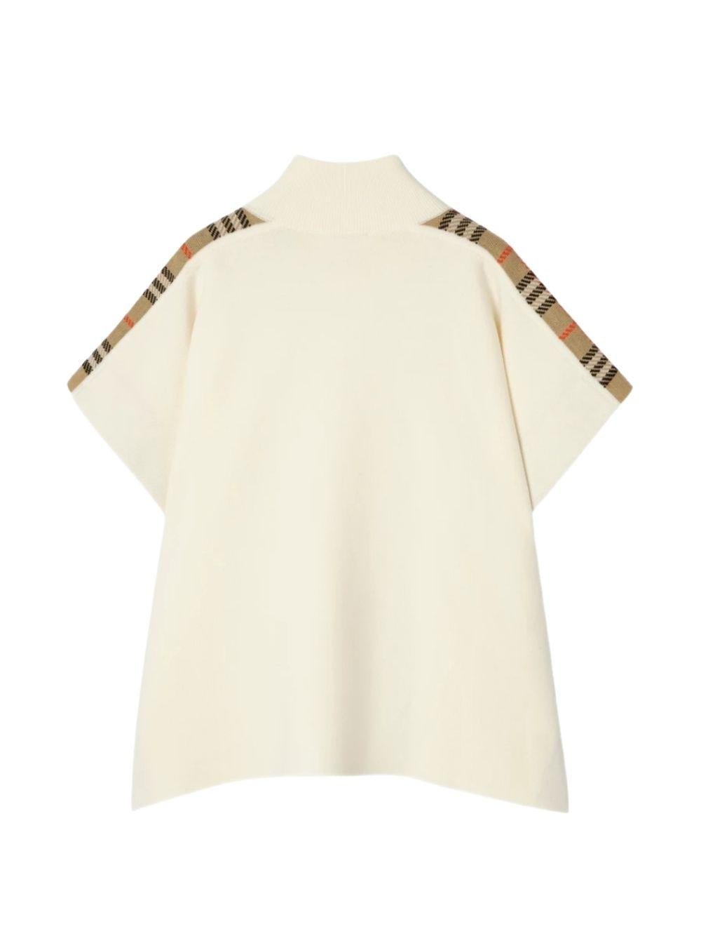 Cappa per bambina Burberry Kids in maglia - Ninna Nanna