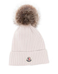Cappello per bambina Moncler Enfant con pompon - Ninna Nanna