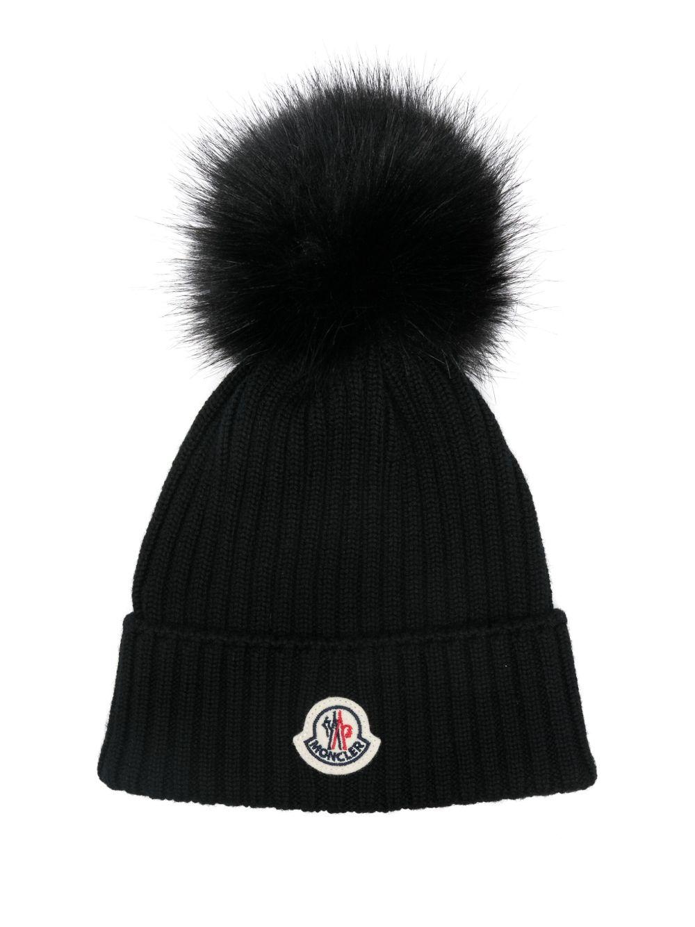 Cappello per bambina Moncler Enfant con pompon - Ninna Nanna