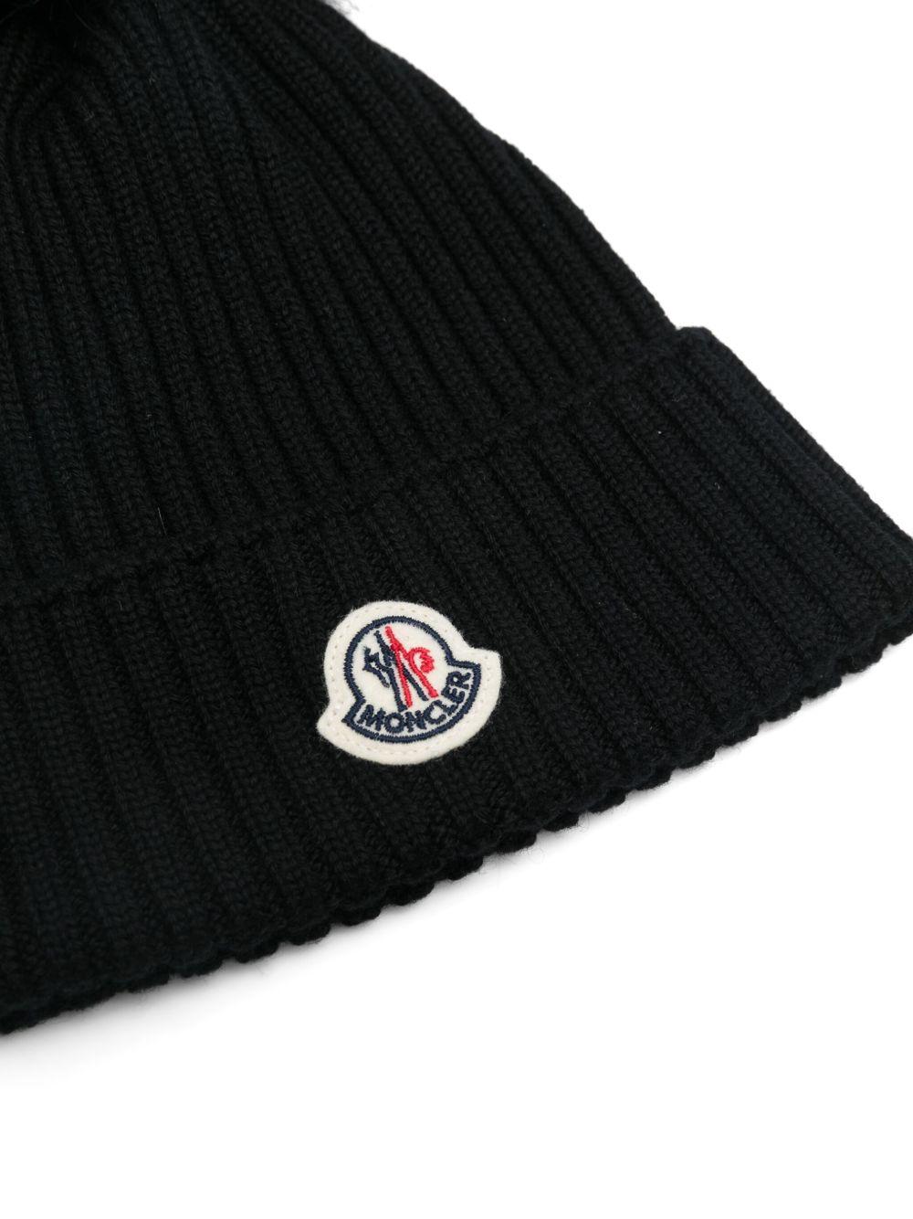 Cappello per bambina Moncler Enfant con pompon - Ninna Nanna