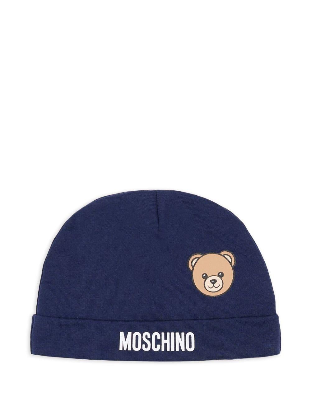Cappello per neonato Moschino Kids con logo - Ninna Nanna