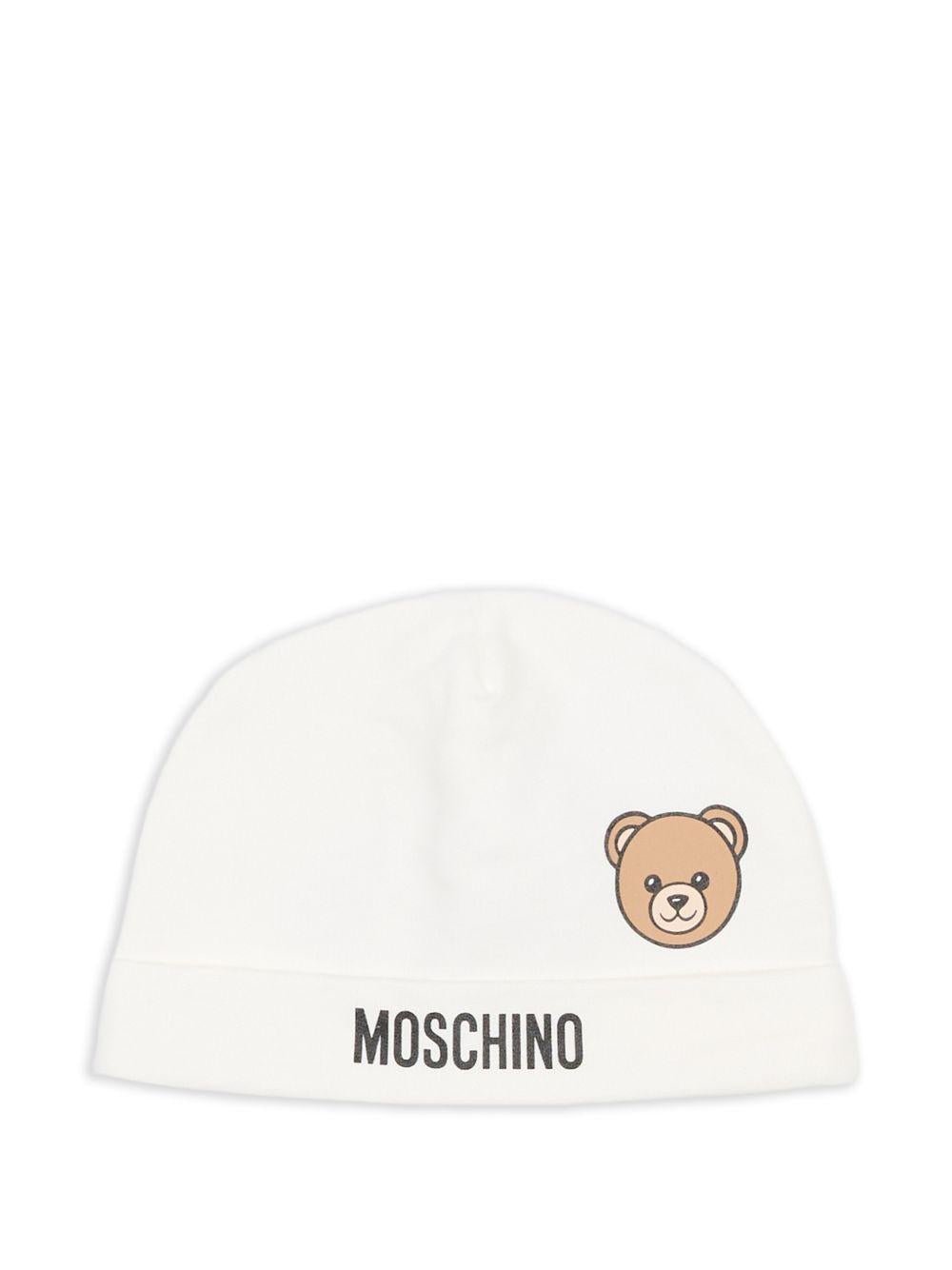 Cappello per neonato Moschino Kids con logo - Ninna Nanna