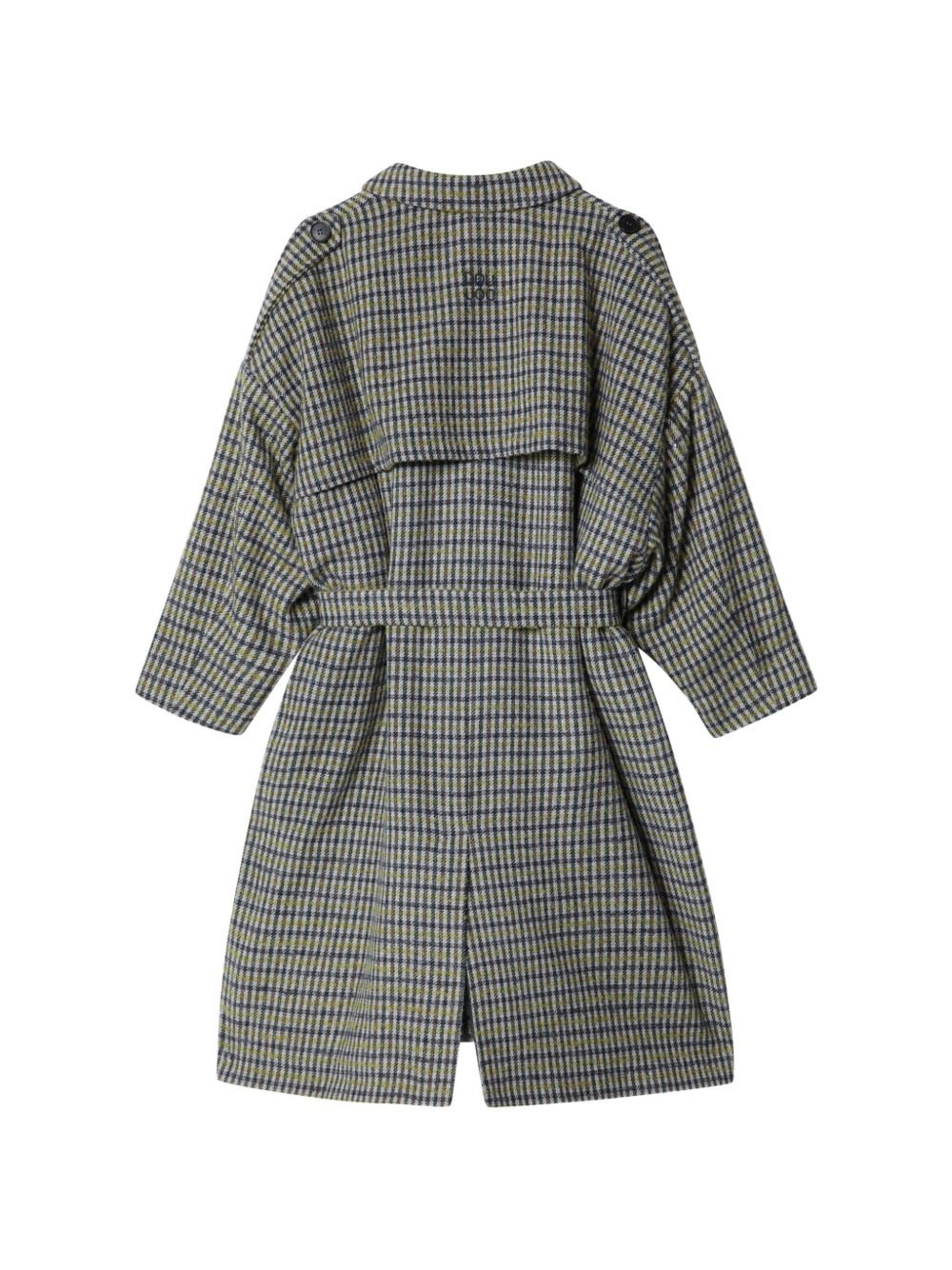 Cappotto per bambina Douuod Kids a quadri - Ninna Nanna