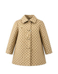 Cappotto per bambina Gucci Kids in canvas - Ninna Nanna