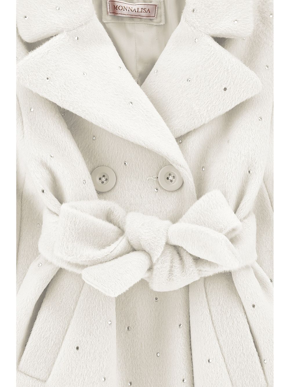 Cappotto per bambina Monnalisa con cintura - Ninna Nanna