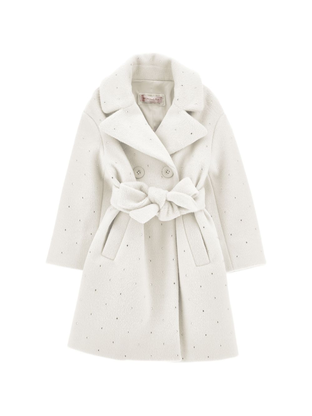Cappotto per bambina Monnalisa con cintura - Ninna Nanna