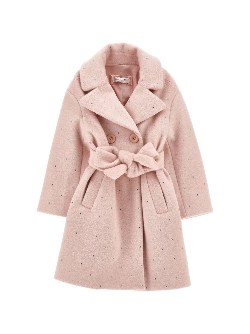 Cappotto per bambina Monnalisa con cintura - Ninna Nanna