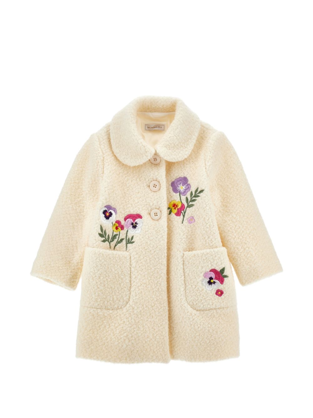 Cappotto per bambina Monnalisa fiori - Ninna Nanna