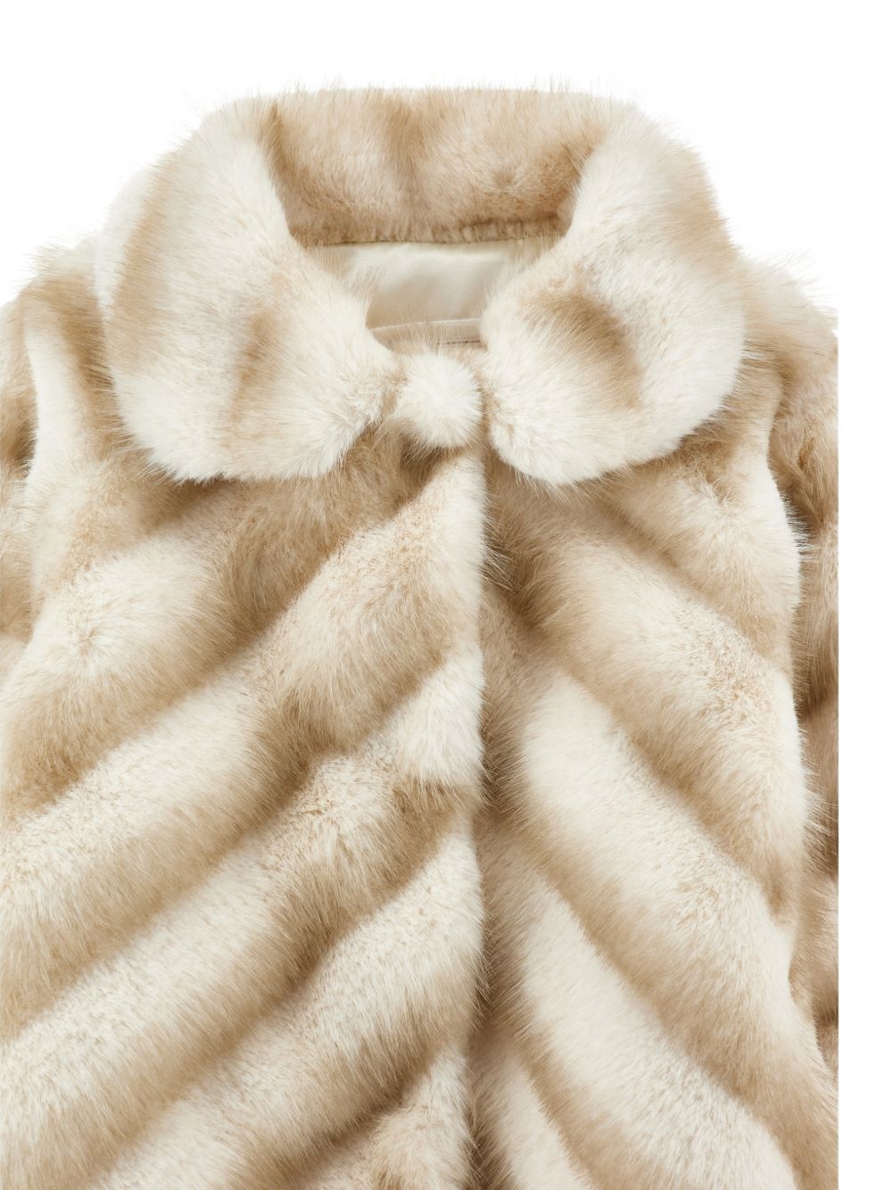 Cappotto per neonata Monnalisa pelliccia - Ninna Nanna