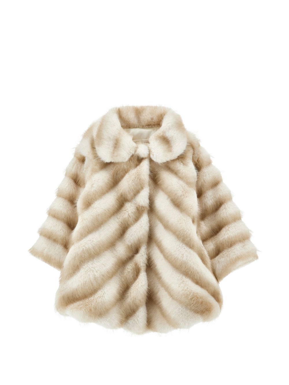 Cappotto per neonata Monnalisa pelliccia - Ninna Nanna