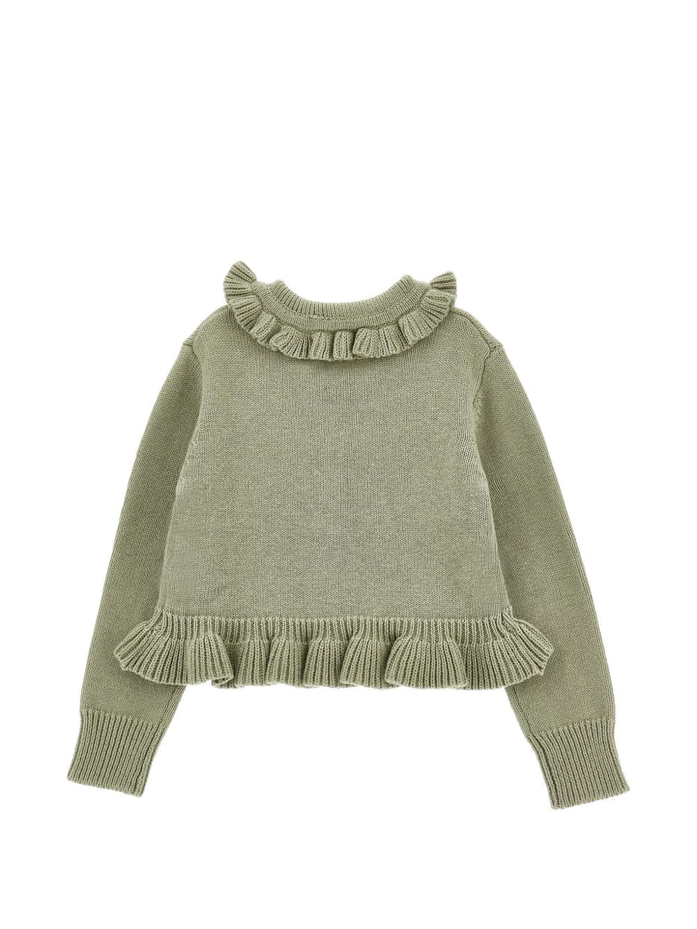 Cardigan per bambina Monnalisa con balze - Ninna Nanna