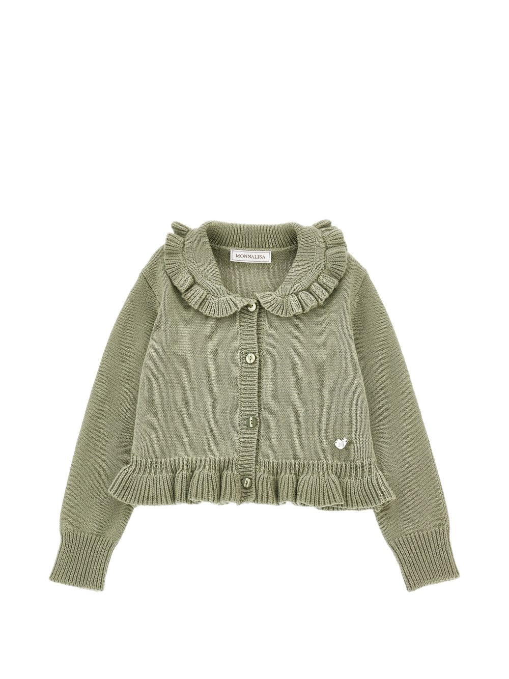 Cardigan per bambina Monnalisa con balze - Ninna Nanna