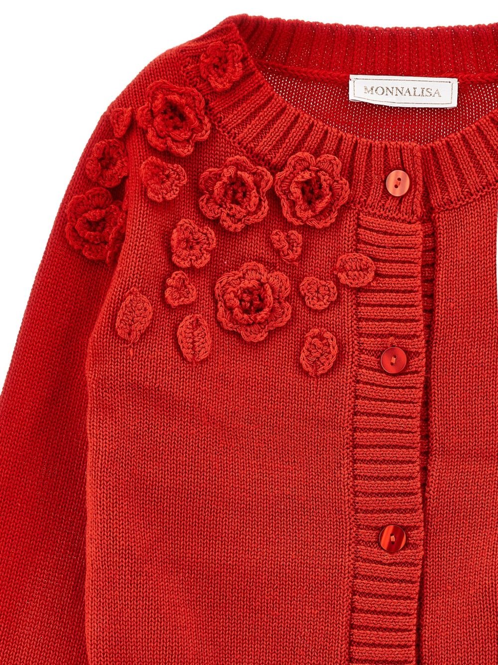 Cardigan per bambina Monnalisa con fiori - Ninna Nanna
