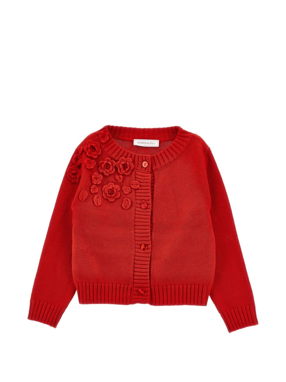 Cardigan per bambina Monnalisa con fiori - Ninna Nanna