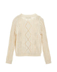 Cardigan per bambina Monnalisa con ricami - Ninna Nanna