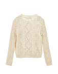 Cardigan per bambina Monnalisa con ricami - Ninna Nanna