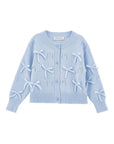 Cardigan per bambina Monnalisa fiocchi - Ninna Nanna