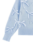 Cardigan per bambina Monnalisa fiocchi - Ninna Nanna