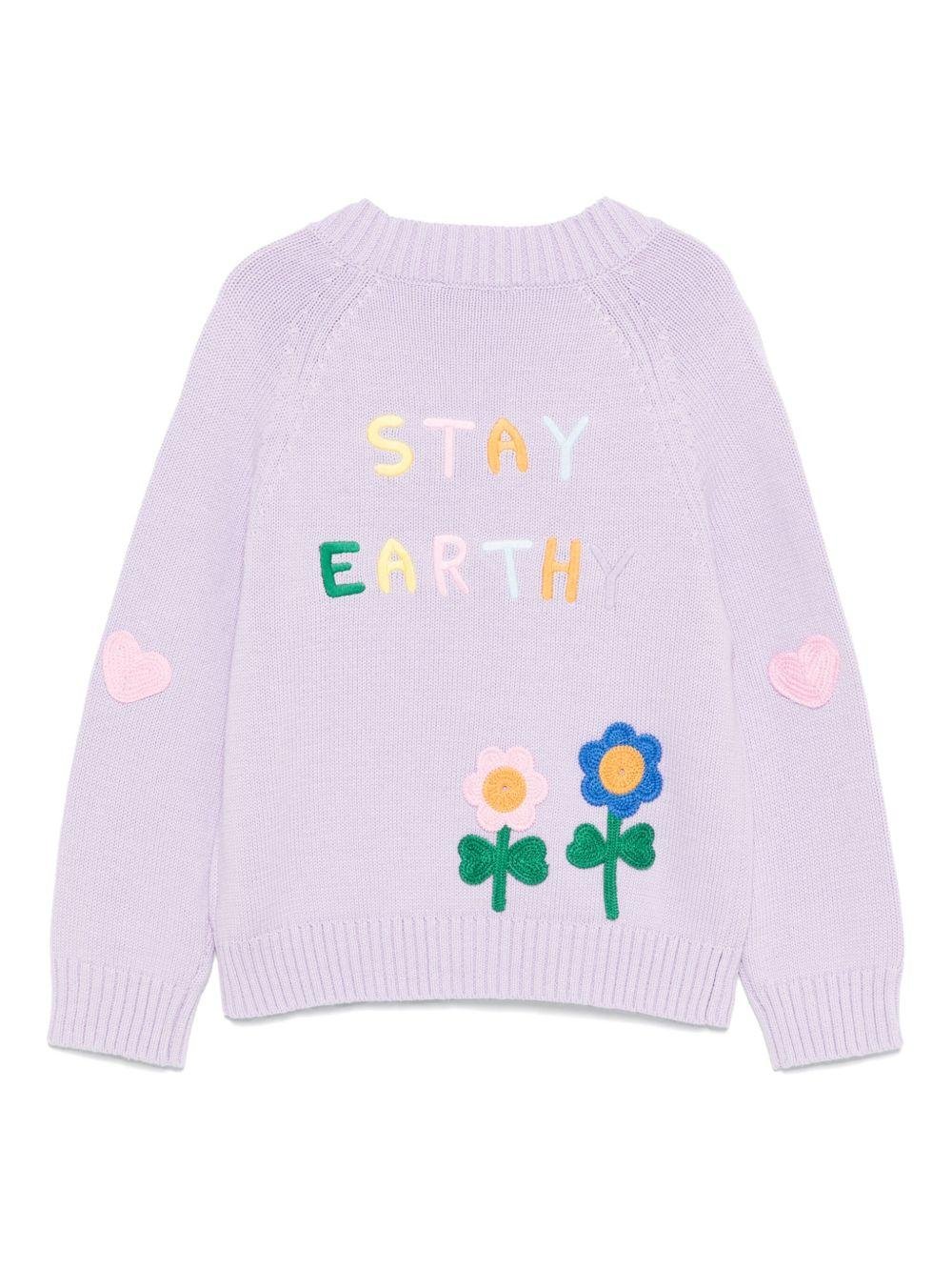 Cardigan per bambina Stella McCartney Kids con ricami - Ninna Nanna