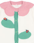 Cardigan per neonata Stella McCartney Kids con fiore - Ninna Nanna
