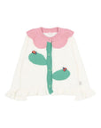 Cardigan per neonata Stella McCartney Kids con fiore - Ninna Nanna