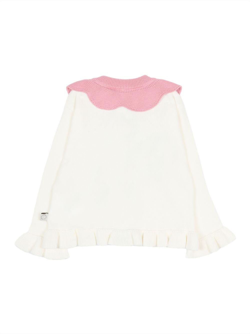 Cardigan per neonata Stella McCartney Kids con fiore - Ninna Nanna