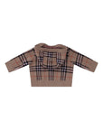 Cardigan per neonato Burberry Kids con cappuccio - Ninna Nanna