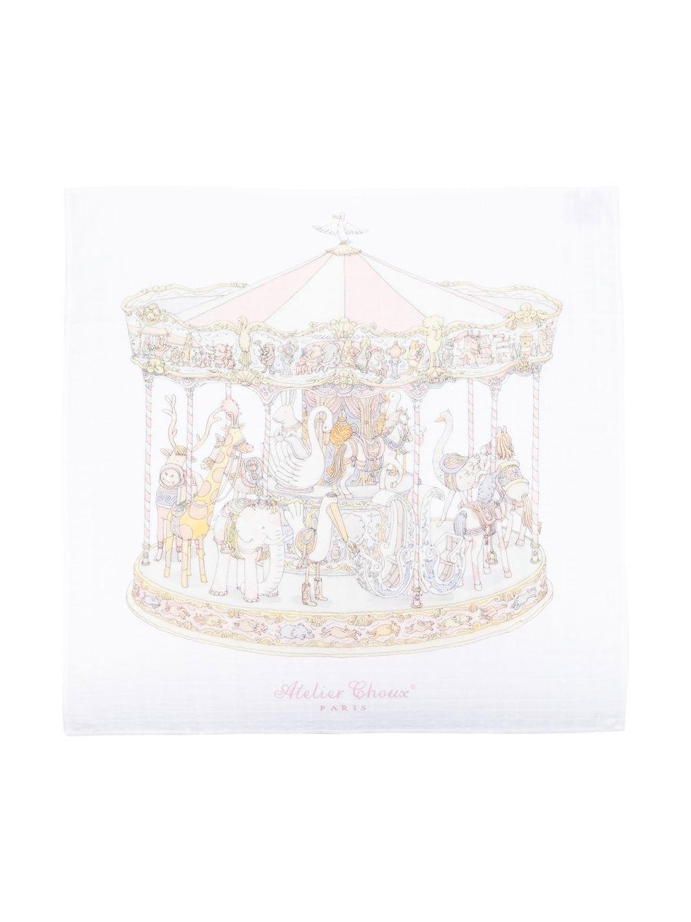 Carrè per neonata Atelier Choux Carousel - Ninna Nanna