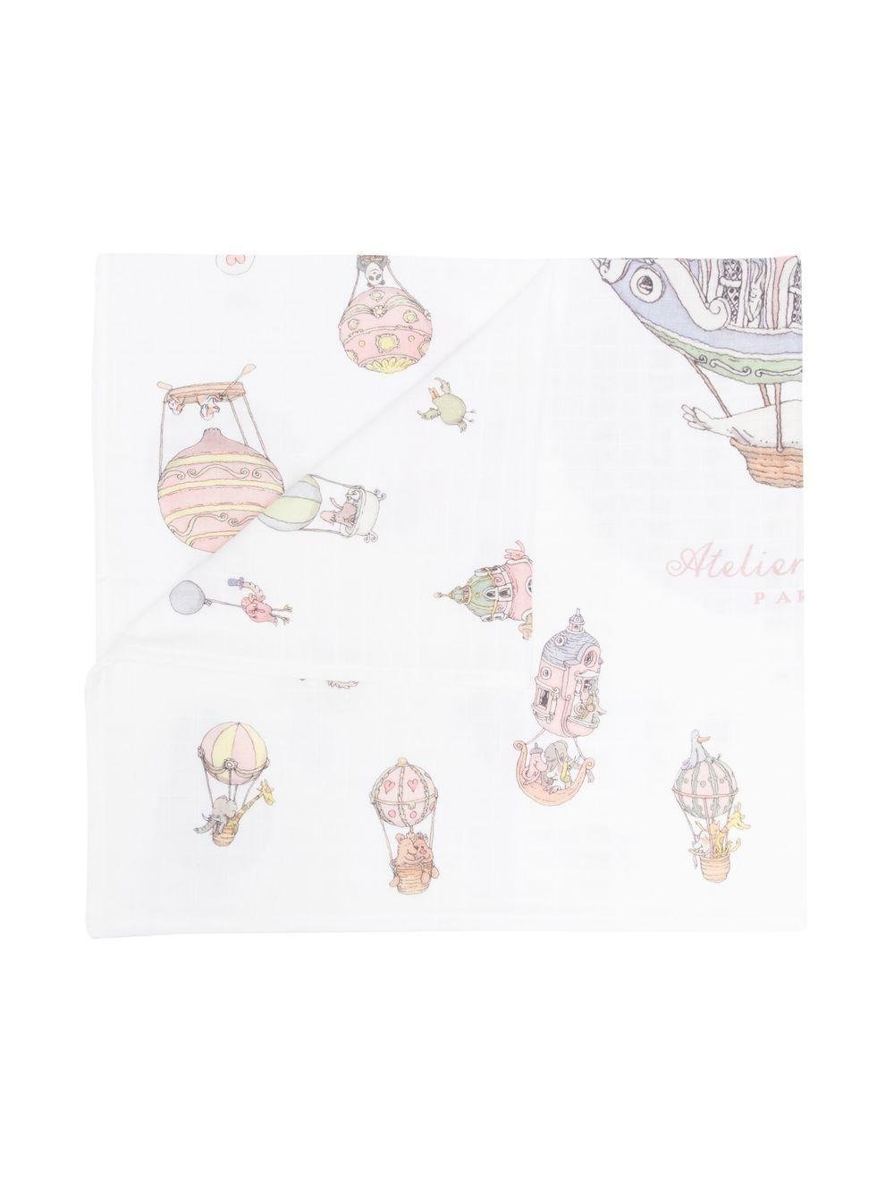 Carrè per neonato Atelier Choux Mongolfiere - Ninna Nanna