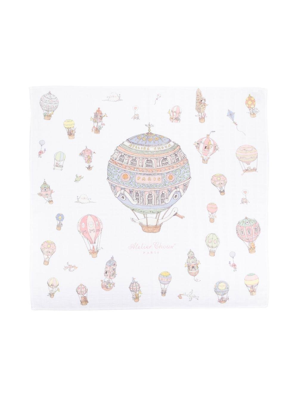 Carrè per neonato Atelier Choux Mongolfiere - Ninna Nanna