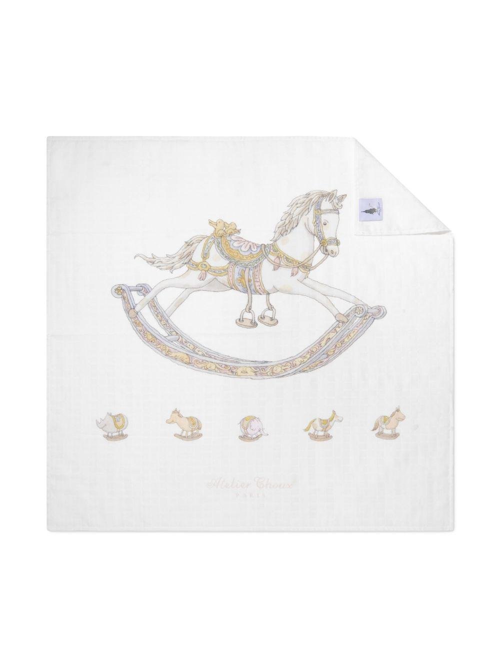 Carrè per neonato Atelier Choux Rocking Horse - Ninna Nanna