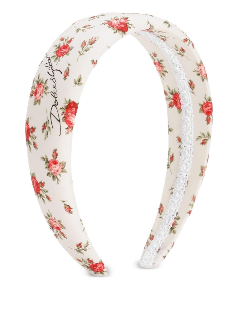 Cerchietto per bambina Dolce & Gabbana Kids a fiori - Ninna Nanna