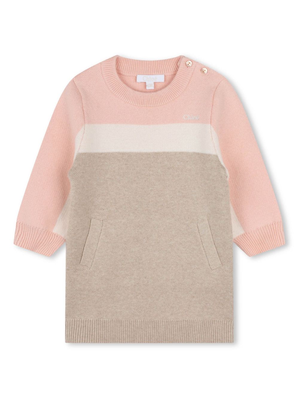 Chloé Kids abito color block - Ninna Nanna