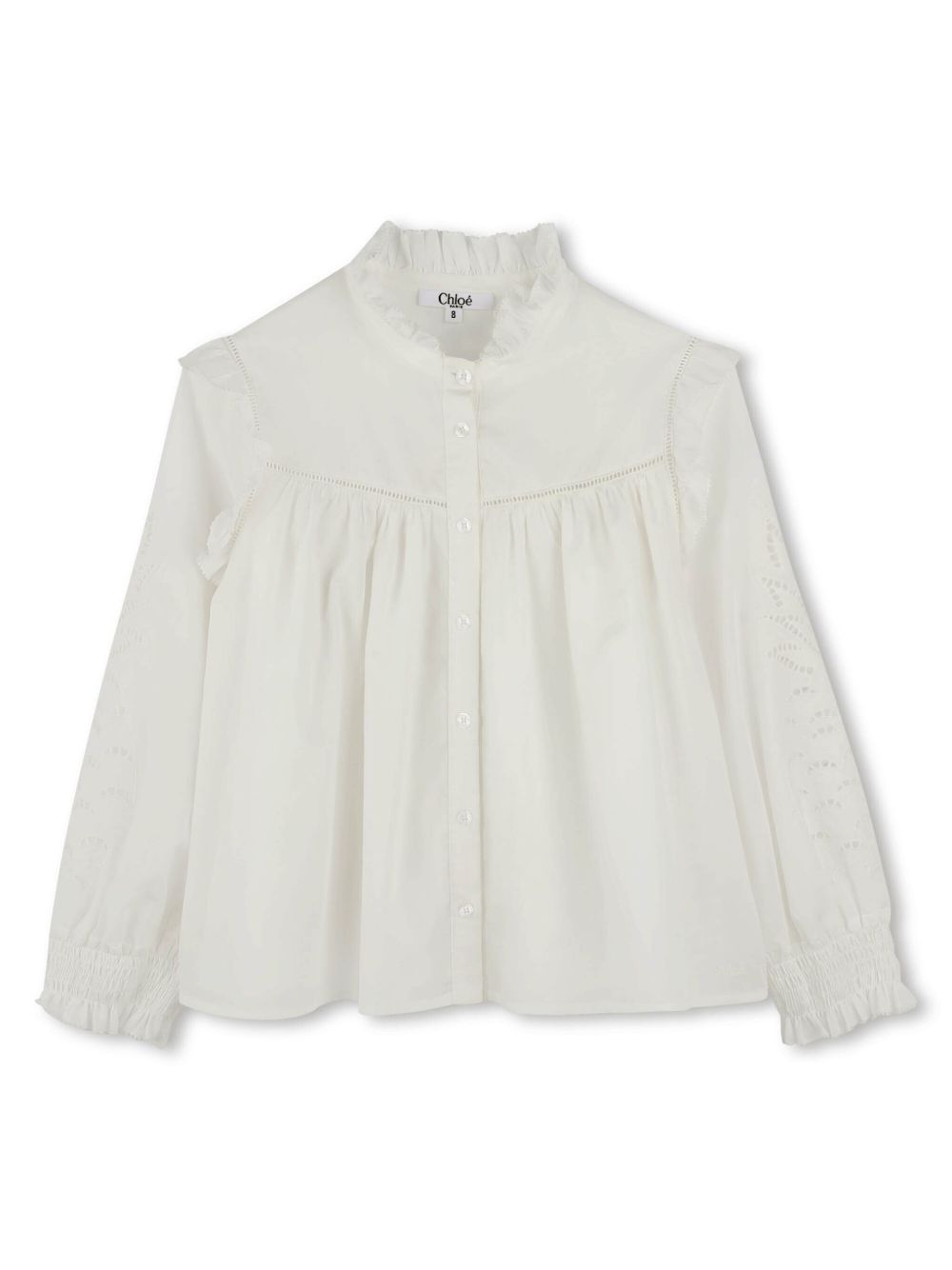 Chloé Kids camicia con rouches - Ninna Nanna