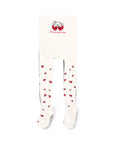 Collant per neonata Monnalisa con cuori - Ninna Nanna