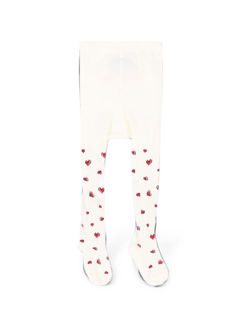 Collant per neonata Monnalisa con cuori - Ninna Nanna