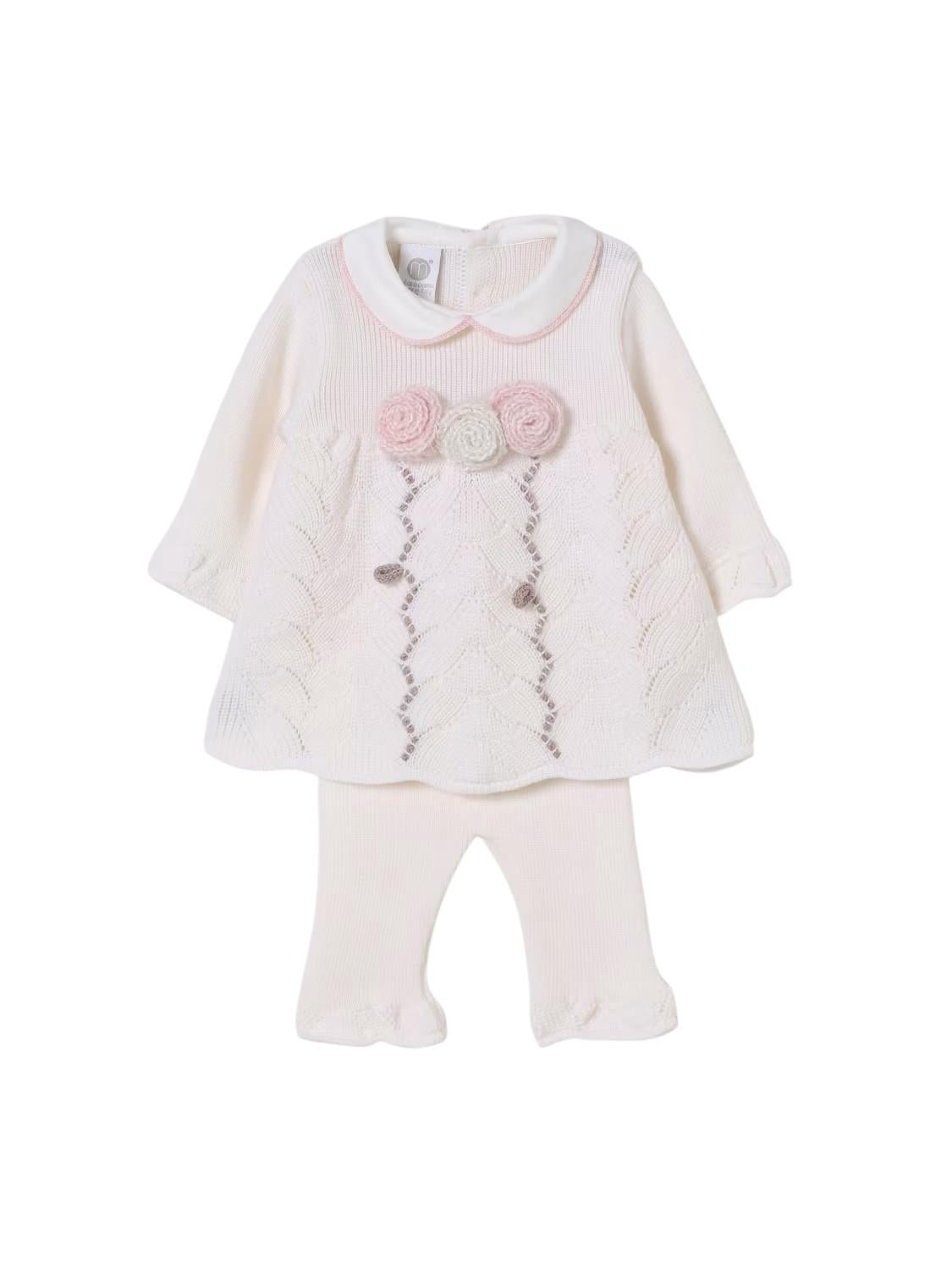 Completino per neonata Marlù Couture con fiori - Ninna Nanna
