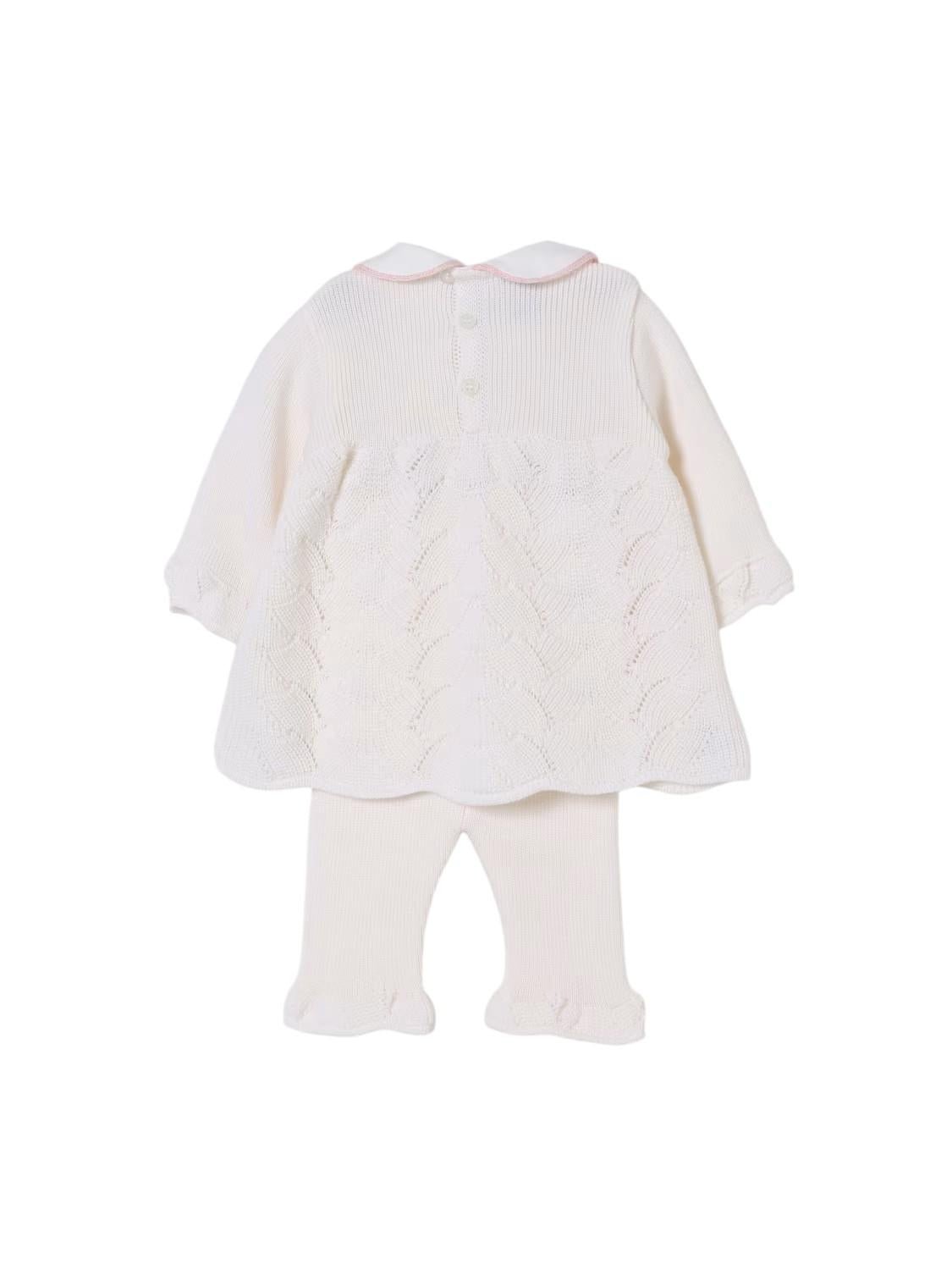 Completino per neonata Marlù Couture con fiori - Ninna Nanna