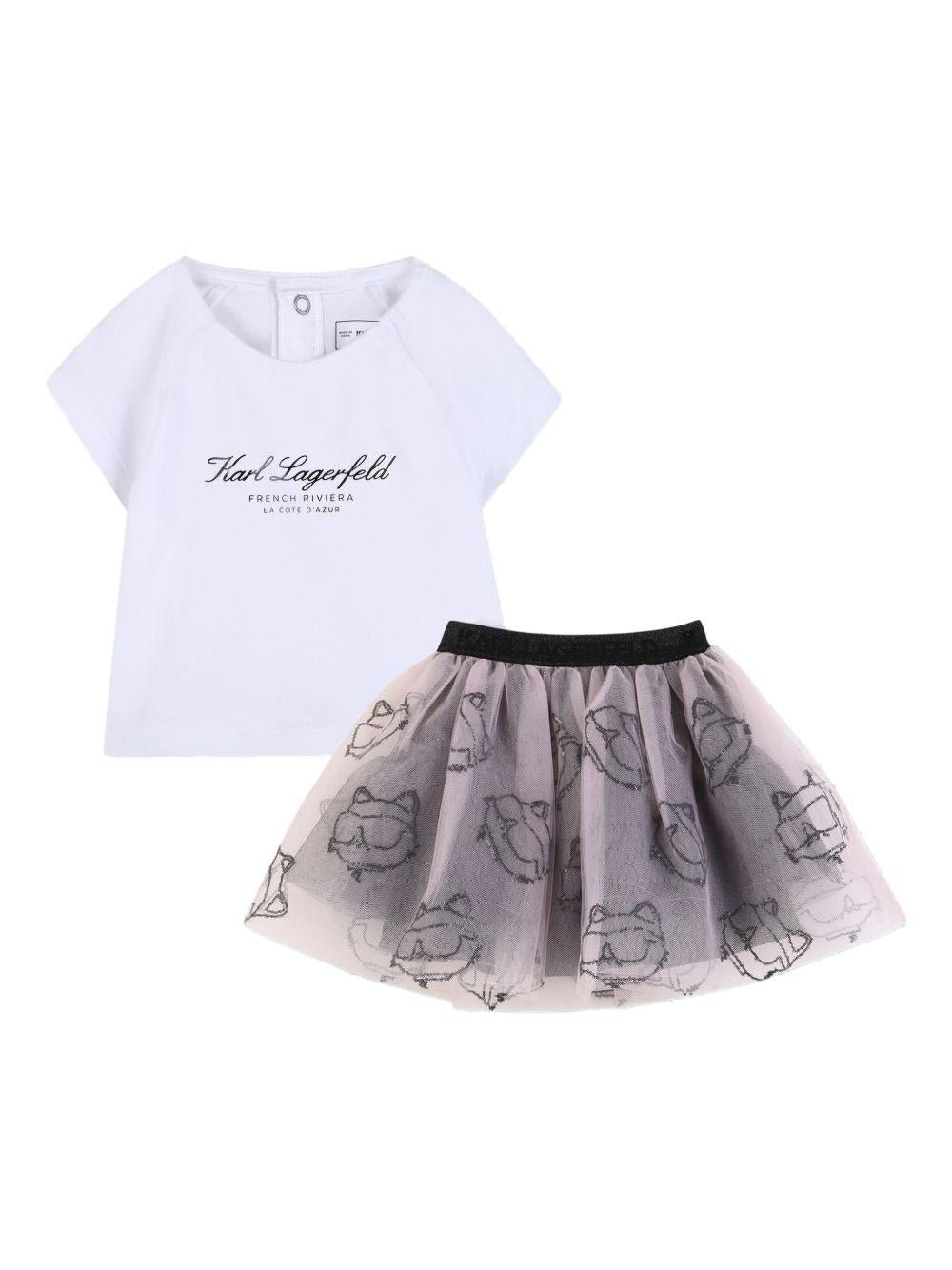 Completo per neonata Karl Lagerfeld Kids corto - Ninna Nanna