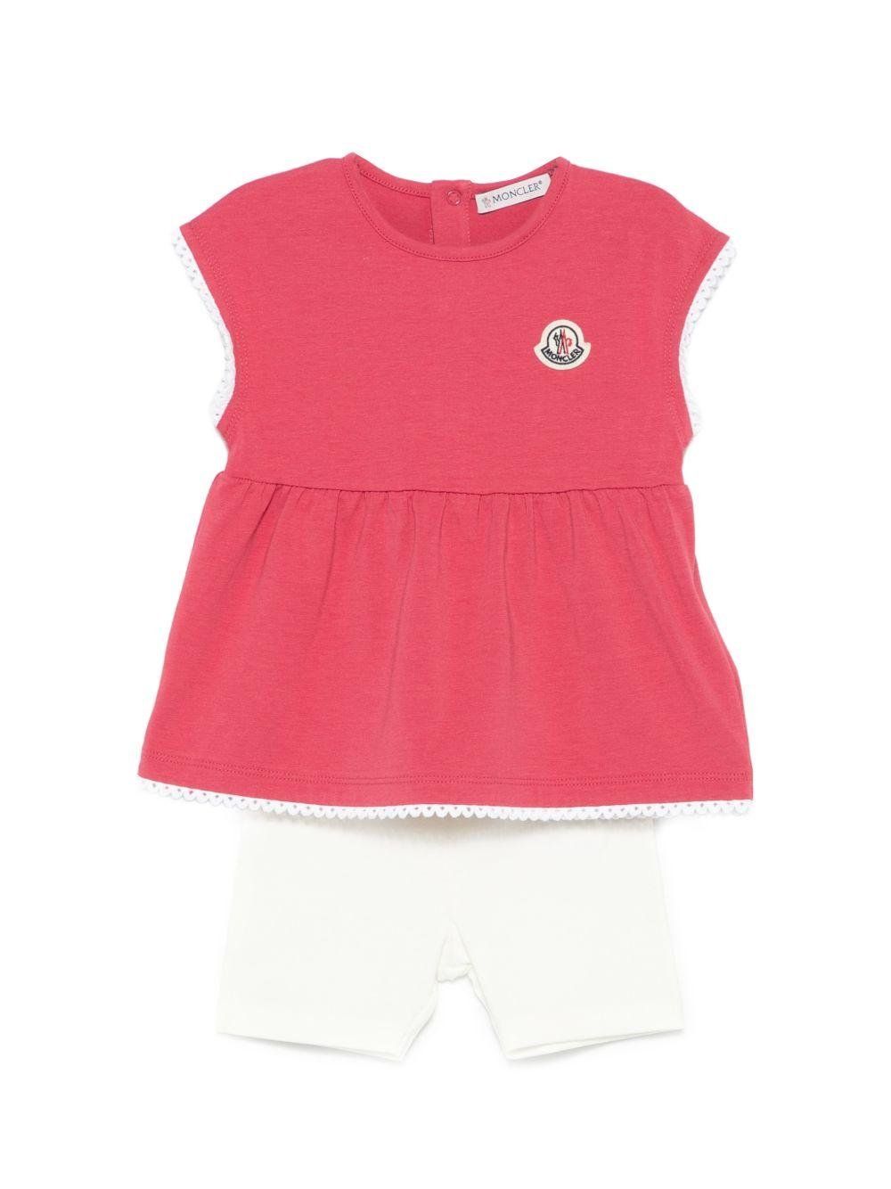 Completo per neonata Moncler Enfant due pezzi - Ninna Nanna