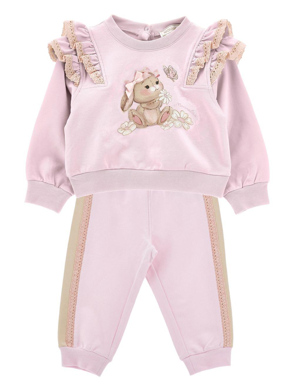 Completo per neonata Monnalisa tuta - Ninna Nanna