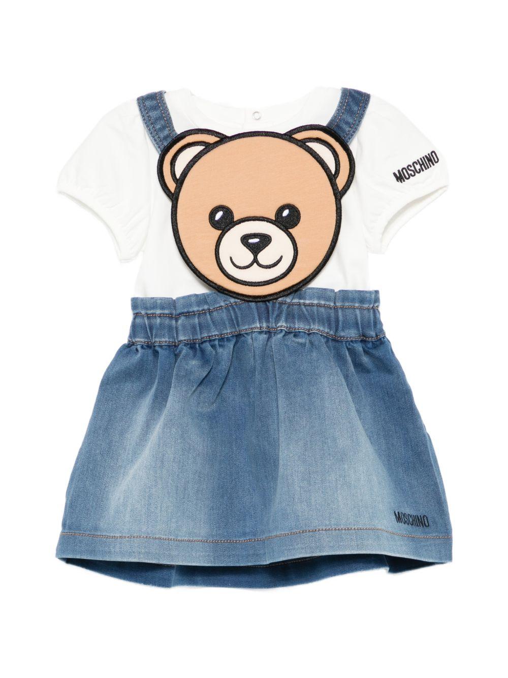 Completo per neonata Moschino Kids con Teddy - Ninna Nanna