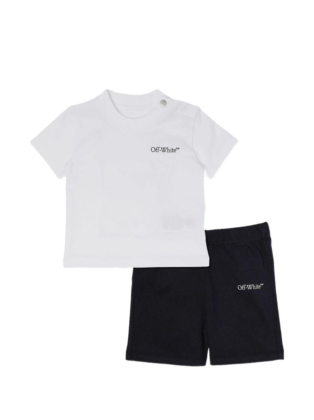 Completo per neonato Off White Kids con logo - Ninna Nanna