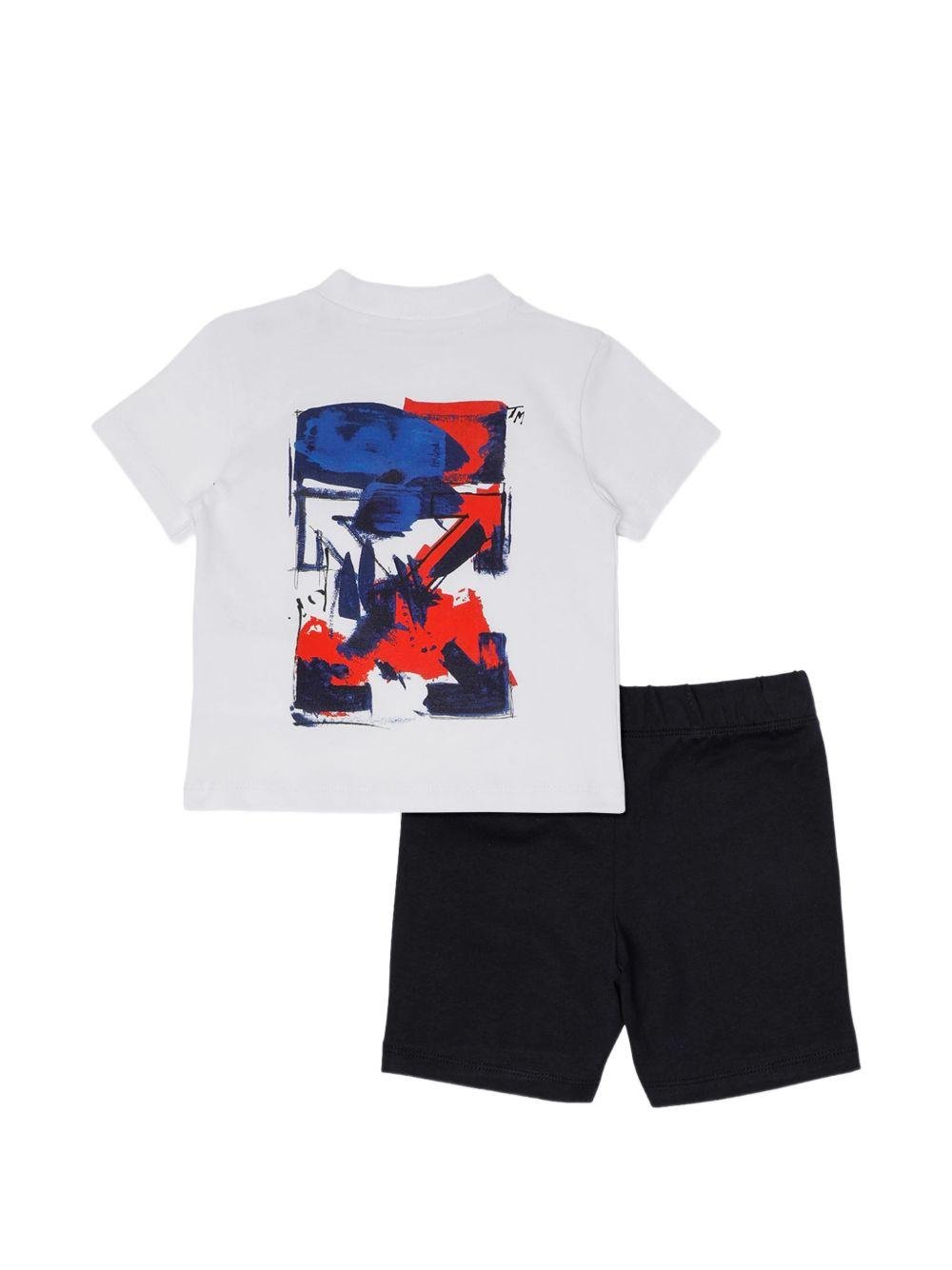 Completo per neonato Off White Kids con logo - Ninna Nanna